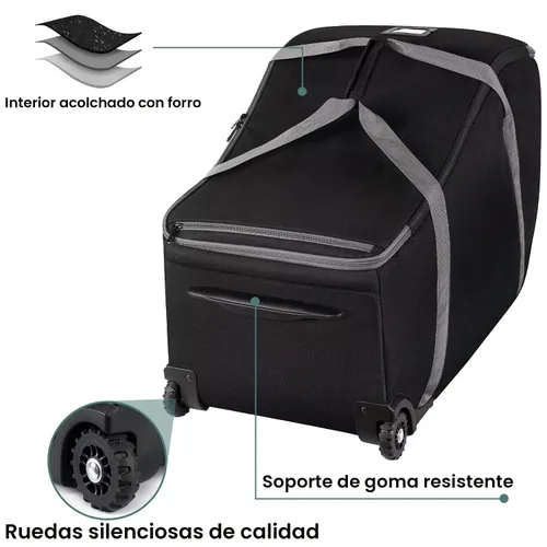 Miniatura 6 de Bolsa de viaje para asiento de coche infantil SCTEL Compatible con Doona, asiento de coche y base, Chicco Keyfit 35 y base, bolsa de viaje Doona