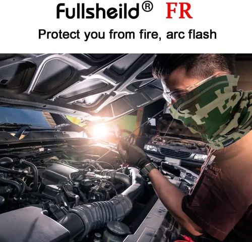 Miniatura 27 de Fullsheild FR - Máscara facial resistente al fuego, cubierta completa, polaina para el cuello, para soldar, caza, ejército, trabajo militar