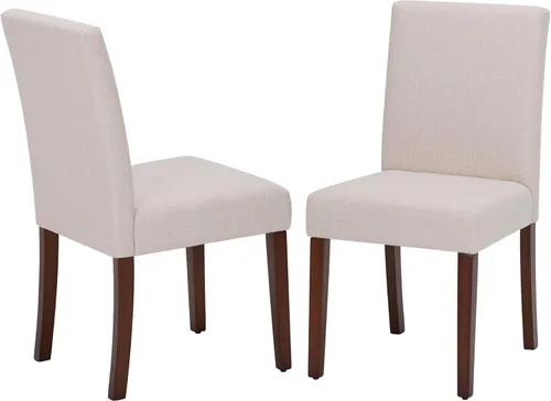 Miniatura 17 de MALOL Upholstered Dining Chairs Set of 2, Fabric Dining Room Chairs, Modern Wooden Dining Chair, Kitchen Side Chairs, Farmhouse Dinner Chair with