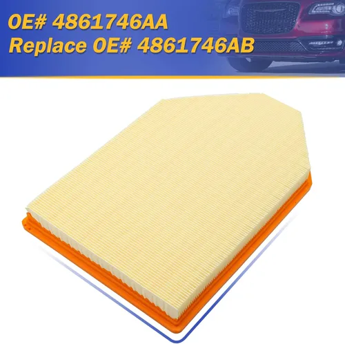 Miniatura 6 de Filtro de aire de motor para Chrysler 300 Dodge Challenger Dodge Charger 4861746AA 4861746AB 2011-2020