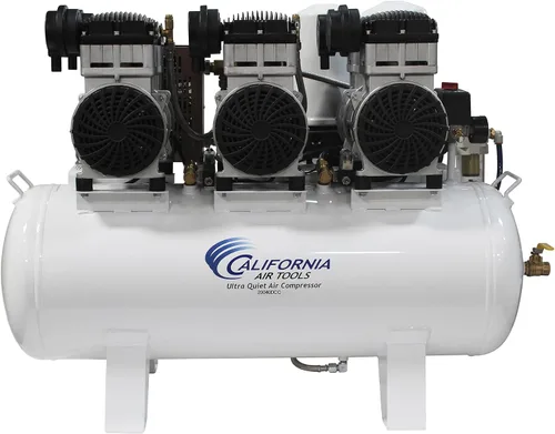Miniatura 7 de California Air Tools 20060CAD Potente compresor de aire ultra silencioso y sin aceite de 6.0 HP, tanque de 20 galones, nivel de ruido de 78 dB