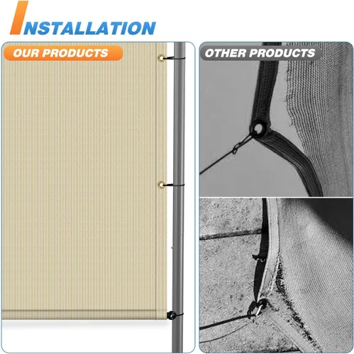 Miniatura 5 de TANG Cubierta de Sombra de Repuesto para Pérgola de 10'x18', Toldo para Patio Terraza Parasol Universal, Tela de Sombra con Ojales para Jardín, Tela