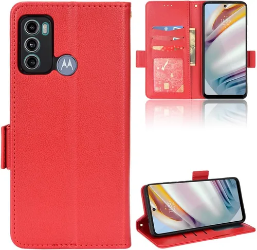 Miniatura 259 de Funda de piel sintética compatible con Motorola Moto E22 4G, funda de piel sintética compatible con Motorola Moto E22i 4G, color negro