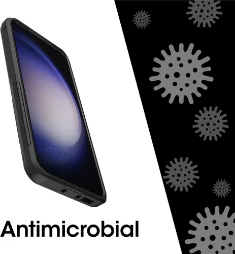 Miniatura 7 de OtterBox Funda para Galaxy S23+ Commuter Series, negra, delgada y resistente, apta para bolsillo, con protección de puerto Resistente