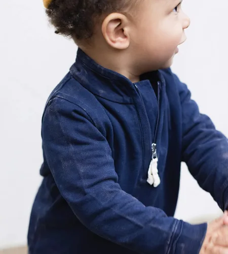 Miniatura 11 de Burt's Bees Baby Sudaderas para bebé, chaquetas ligeras con cremallera, abrigos con capucha, algodón orgánico