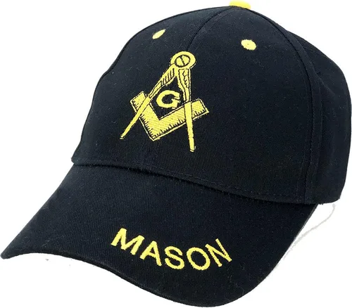 Miniatura 2 de Freemason Mason Lodge Symbol Gorra de béisbol ajustable bordado 3D