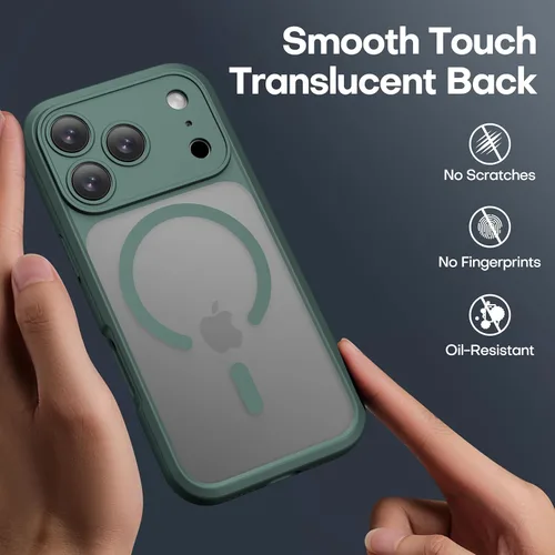 Miniatura 3 de ImpactStrong Protector Magnético Diseñado para Funda iPhone 17 Pro Max [Protección de Cámara] [Prueba de Caídas de Grado Militar]