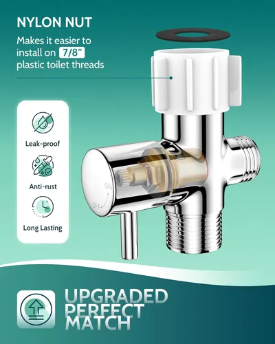Miniatura 5 de LUFEIDRA Pulverizador de bidé de mano para inodoro, spray de chorro de presión de agua ajustable con manguera de bidé para lavado femenino, nuevo