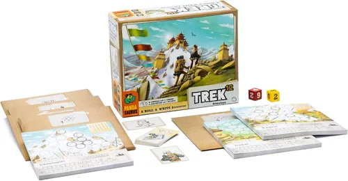 Miniatura 4 de Trek 12 Himalaya - Juego de mesa - Embárcate en una aventura de estrategia y habilidad del Himalaya. Juego de rodar y escribir para niños y adultos