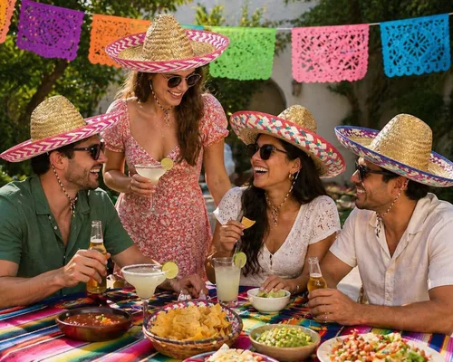 Miniatura 2 de Fun Express Sombreros mexicanos de 12 unidades, auténticos sombreros de paja para decoraciones de fiesta del Cinco de Mayo, tamaño adulto