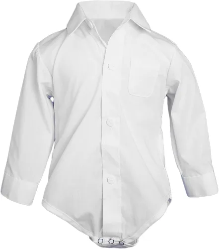 Miniatura 4 de Mameluco unisex de polialgodón con botones y cuello para bebé
