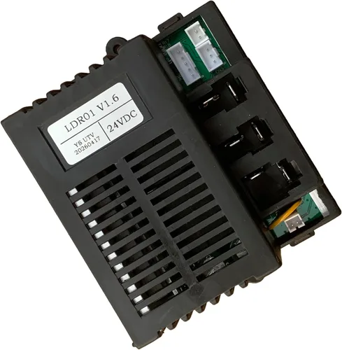 Vehículo UTV eléctrico para niños, LDR01 V1.6 receptor de 24 V, caja de control de controlador accesorios para niños, piezas de repuesto de juguetes
