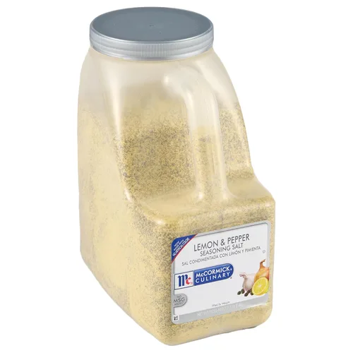 Condimento McCormick Culinary de limón y pimienta, 7.5 libras - Un contenedor de 7.5 libras de condimento a granel de limón y pimienta, perfecto