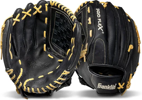 Miniatura 7 de Franklin Sports Baseball Glove - Proflex Adult Baseball + Softball Glove - Outfield + Infield - Right and Left Hand