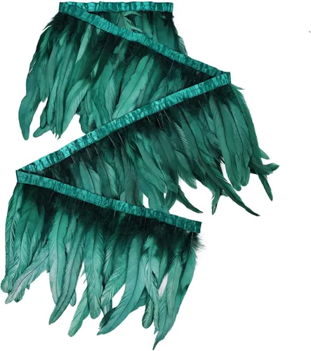 Miniatura 33 de THARAHT 50 piezas de plumas de cola de gallo, naturales, de 12 a 14 pulgadas (30-35 cm) para manualidades, bodas, atado de moscas, plumas para Rosa