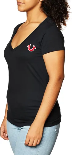 Miniatura 4 de True Religion Women's V-Neck Buddha Logo Tee