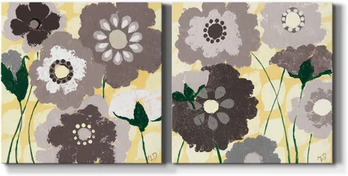 Miniatura 17 de Renditions Gallery Arrangement of Spring I - Arte de pared, decoración en lienzo de alta calidad con envoltura de galería, listo para colgar, 10