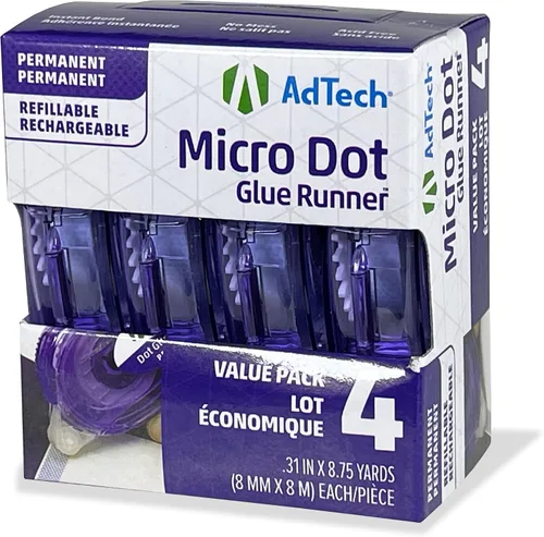 Miniatura 3 de AdTech Dot Glue Runner-Case Pack, PURPLE 12 Pack