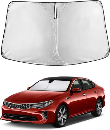 Miniatura 227 de Econour Parasol para parabrisas compatible con Honda Civic 2016-2021, protector de parasol plegable para ventana, bloquea los rayos UV y mantiene tu