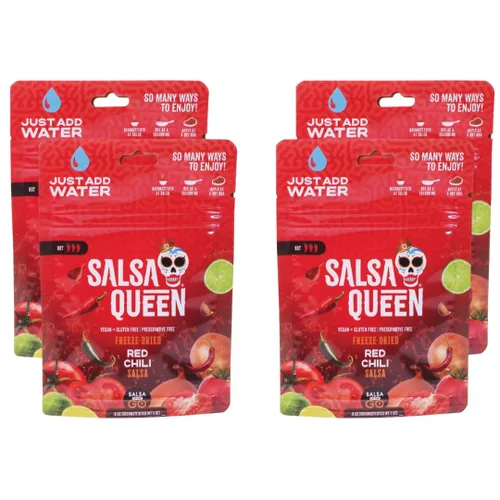 Miniatura 16 de Salsa Queen Salsa gourmet de chile rojo liofilizado Ingredientes frescos Vida útil de más de 3 años No necesita refrigeración Vegana