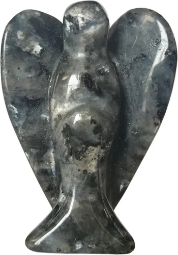 Miniatura 18 de Estatua de ángel guardián de oración de cristal curativo de cornalina natural, 2 pulgadas, tallado en bolsillo, figuras de piedra de palma