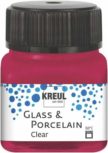 Miniatura 6 de Kreul Pintura de vidrio y porcelana, verde manzana, 0.7 fl oz
