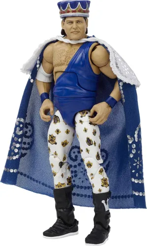WWE Jerry "The King" Lawler Elite Collection Series # 82 Figura de acción, 6 pulgadas/15,24 cm, regalo planteable, coleccionable para fans de 8 años
