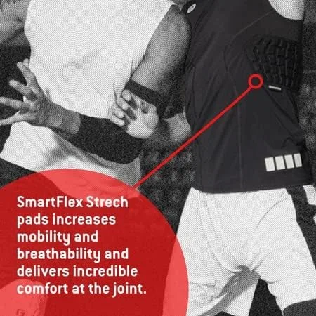 Miniatura 7 de G-Form Camiseta sin mangas Team Baselayer para hombre - Camisetas de entrenamiento para hombres en deportes de impacto - Adulto