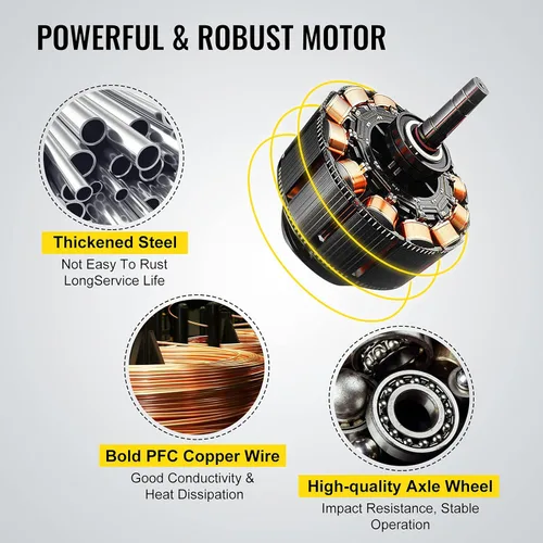 Miniatura 5 de VEVOR Rueda de Cerámica 25cm Máquina Formadora de Cerámica 350W Rueda de Cerámica Eléctrica con Pies Ajustables, Pedal de Palanca, Herramienta