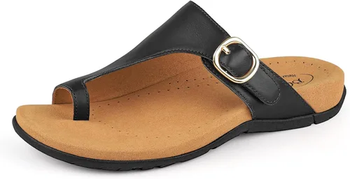 BCSTUDIO Sandalias ortopédicas para mujer con soporte para el arco, cómodas sandalias ortopédicas de verano para caminar, informales, elegantes
