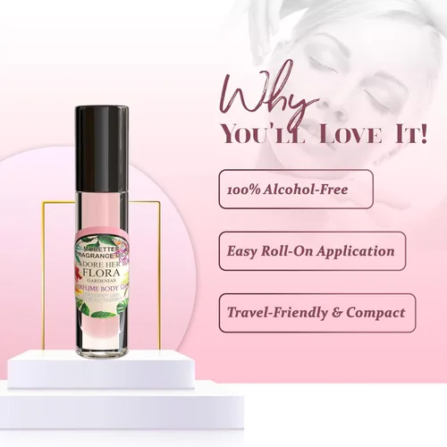 Miniatura 3 de MOBETTER FRAGRANCE OILS I Adore Her In Flora Gardenias Perfume Mujeres Aceite Corporal