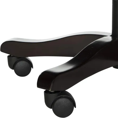 Miniatura 6 de Safavieh Mercer Collection Soho - Silla de escritorio giratoria de lino color crema claro