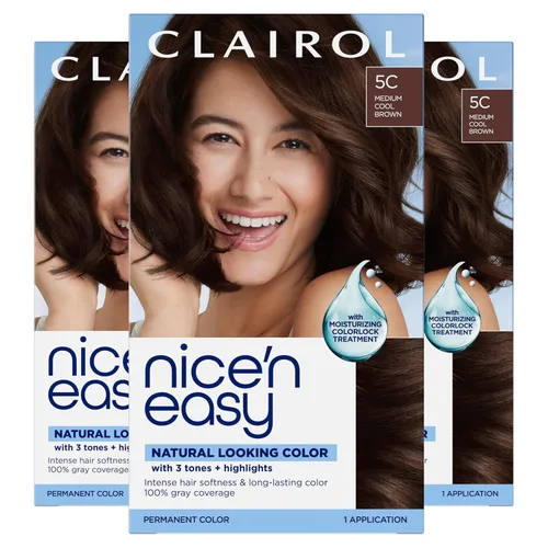 Miniatura 39 de Clairol Nice'n Easy - Tinte permanente para el cabello, color azul negro 2BB, paquete de 1 unidad 2BB Azul Negro