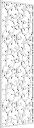 Miniatura 69 de Wheatland Paneles de pared decorativos de madera con calado, 9 3/8 pulgadas de ancho x 24 3/8 pulgadas de alto x 1/4 de alto, nogal