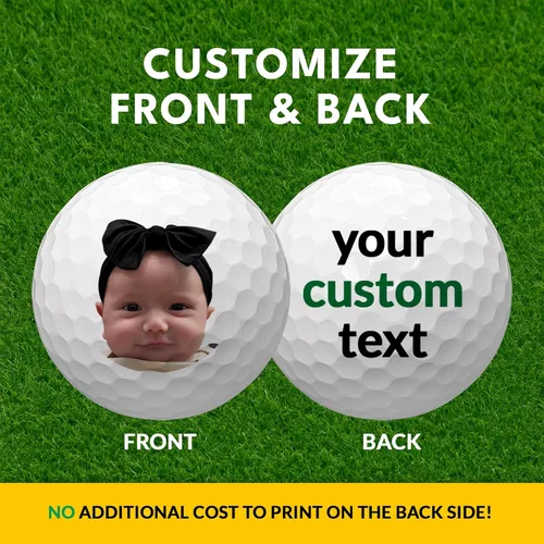 Miniatura 5 de Pelotas de golf personalizadas de With Love From Julie para hombres - Bolas de golf personalizadas - Regalos personalizados de bolas de golf