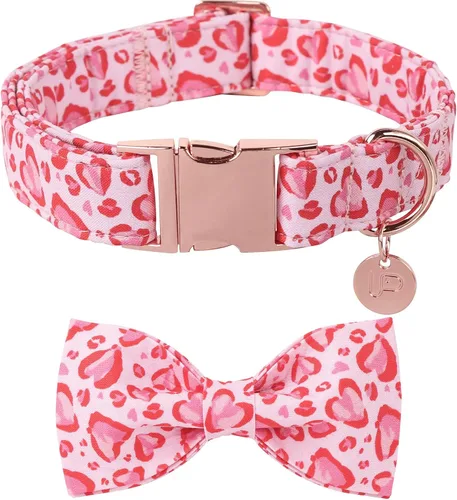 Miniatura 12 de Collar patriótico para perro con pajarita, collar de perro con lazo para el 4 de julio, collar de bandera estadounidense para perros medianos