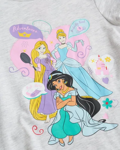 Miniatura 6 de Disney Camisetas para niñas Frozen Princess paquete de 4 camisetas gráficas de manga corta (talla 2T-7)