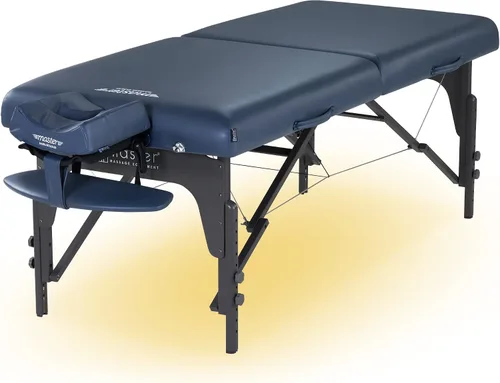 Miniatura 11 de Master Massage Montclair - Mesa de masaje portátil, cama profesional de fisioterapia de belleza, cama facial plegable, extra ancha, paquete de Negro