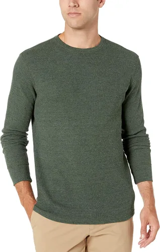 Miniatura 2 de Tienda Essentials - Camisa de manga larga con ajuste regular de punto de gofre para hombre