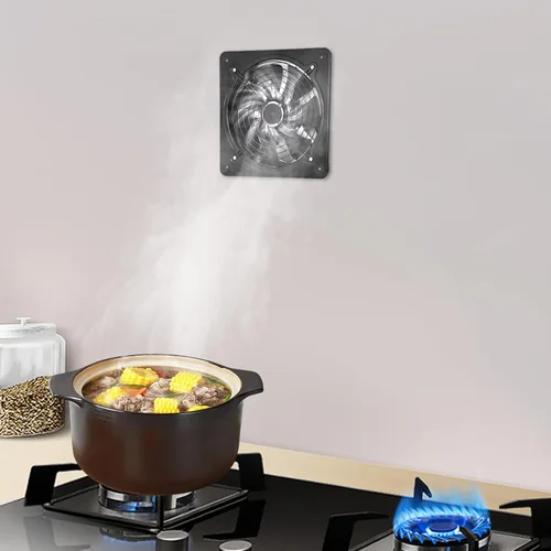 Miniatura 8 de Extractor de ventilación industrial, ventilador de escape axial, soplador de aire comercial, ventilador utilitario de alta velocidad, ventilador