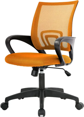 Miniatura 9 de Silla de oficina ergonómica con soporte lumbar, silla de escritorio de malla ajustable para dolor de espalda, taburete giratorio ejecutivo moderno