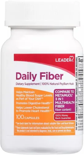Miniatura 11 de Leader Suplemento de fibra prebiótica en polvo para la salud digestiva, polvo de fibra diaria 100% natural, sin azúcar, sin sabor, sin gluten, sin