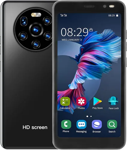 VBESTLIFE Teléfono inteligente Android desbloqueado, 4GB+512MB, con pantalla de 5.45 pulgadas, cámara trasera de 2MP, 3G Dual Card Dual Standby