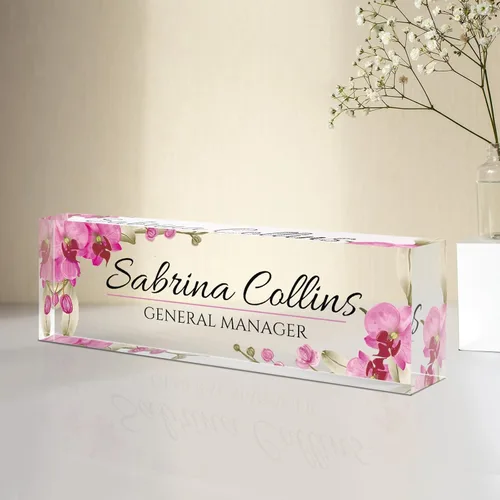 Miniatura 18 de Placa de nombre personalizada para escritorio, placa de nombre de escritorio personalizada, regalos de agradecimiento a los empleados, accesorios