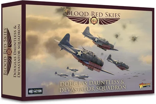 Miniatura 4 de Warlord Blood Red Skies Aichi D3A Val & Nakajima B5N Kate Squadron 1:200 WWII Mass Air Combat Table Top War Game 772411004