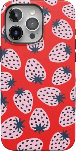 Miniatura 21 de Funda Casely para iPhone 15 Pro Max Todas las sonrisas Adhesivo de cara sonriente Compatible con MagSafe Diseño protector audaz