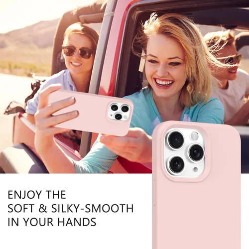 Miniatura 120 de GUAGUA Funda compatible con iPhone 17 Pro Max de 6.9 pulgadas, silicona líquida, goma de gel suave, delgada, forro de microfibra delgada