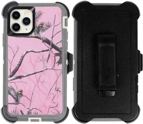 Miniatura 10 de Defender - Funda diseñada para iPhone 13 Pro Max, funda protectora híbrida a prueba de golpes, diseño de doble capa, cubierta de clip para cinturón