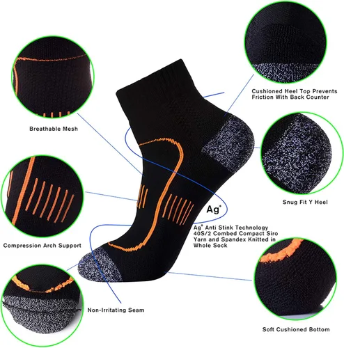 Miniatura 3 de Calcetines acolchados antiolor a prueba de ampollas para hombre