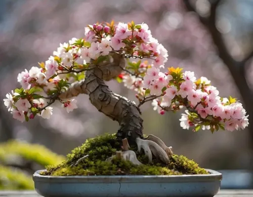 10 semillas de árbol bonsái de flor de cerezo para plantar
